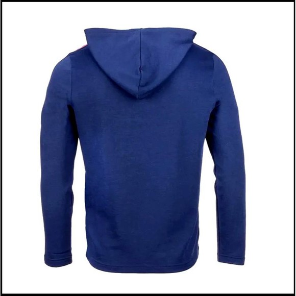 Tommy Hilfiger Men's French Terry Pullover Hoodie Medium Large Blue Lightweight - Picture 7 of 10
